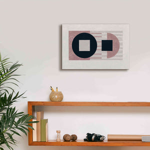 'Laterally Speaking Mauve' by Mike Schick, Giclee Canvas Wall Art,18 x 12