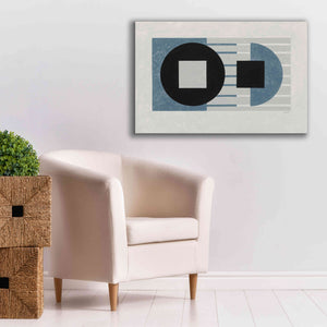 'Laterally Speaking Blue' by Mike Schick, Giclee Canvas Wall Art,40 x 26