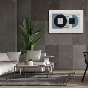 'Laterally Speaking Blue' by Mike Schick, Giclee Canvas Wall Art,60 x 40