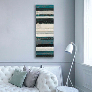 'Blue Zephyr IV' by Mike Schick, Giclee Canvas Wall Art,20 x 60