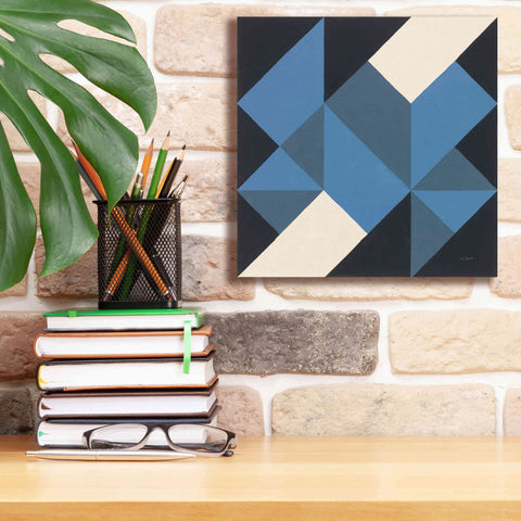 Image of 'Triangles I' by Mike Schick, Giclee Canvas Wall Art,12x12