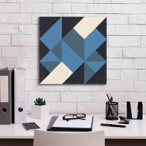 Image of 'Triangles I' by Mike Schick, Giclee Canvas Wall Art,18x18