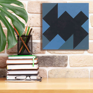 'Triangles II' by Mike Schick, Giclee Canvas Wall Art,12x12