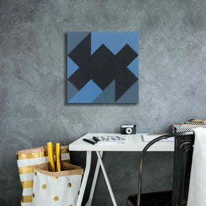 'Triangles II' by Mike Schick, Giclee Canvas Wall Art,18x18