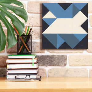 'Triangles III' by Mike Schick, Giclee Canvas Wall Art,12x12