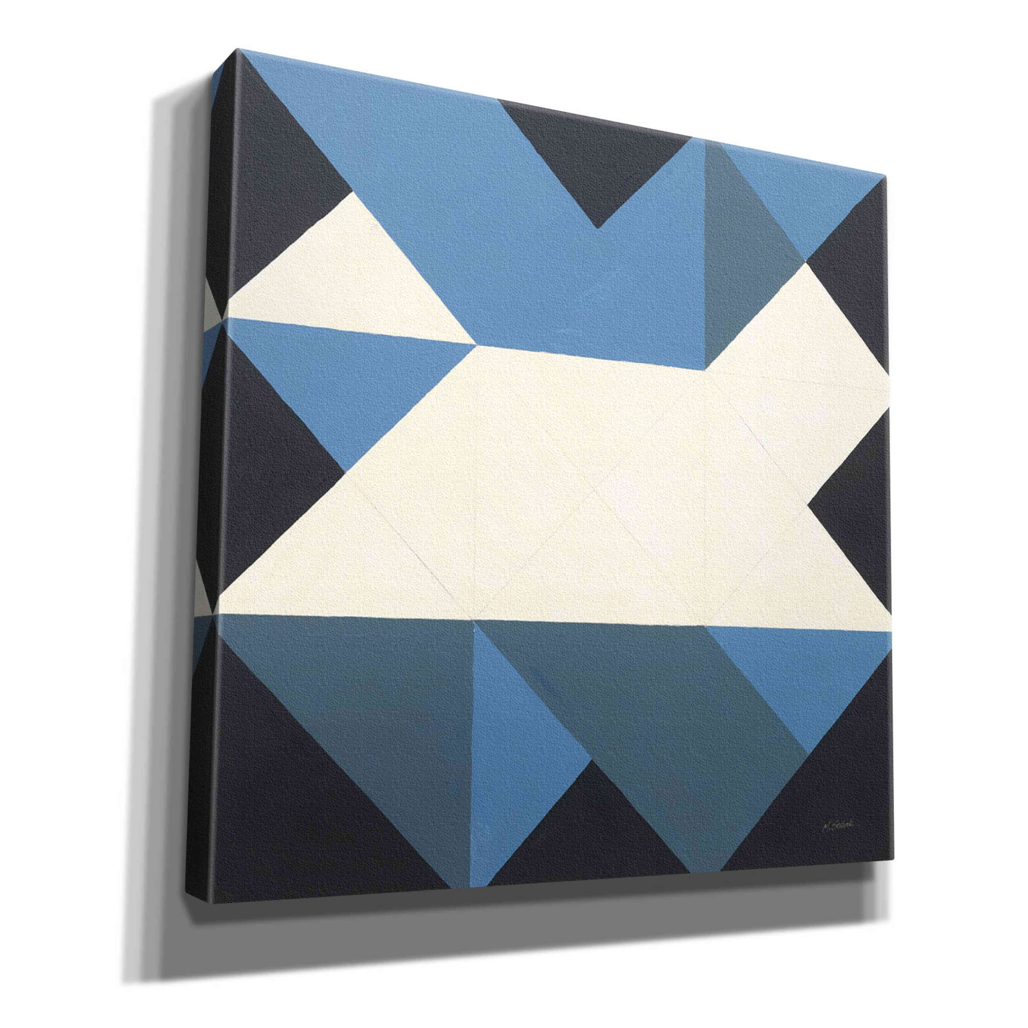 'Triangles III' by Mike Schick, Giclee Canvas Wall Art
