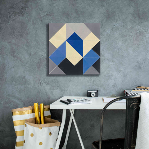 Image of 'Triangles IV' by Mike Schick, Giclee Canvas Wall Art,18x18