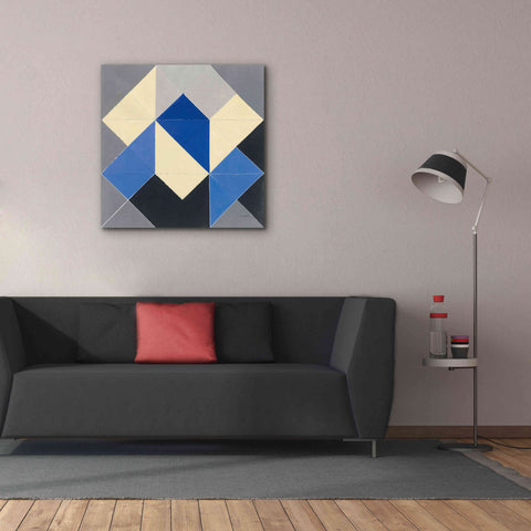 Image of 'Triangles IV' by Mike Schick, Giclee Canvas Wall Art,37x37
