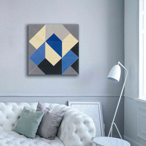 Image of 'Triangles IV' by Mike Schick, Giclee Canvas Wall Art,37x37