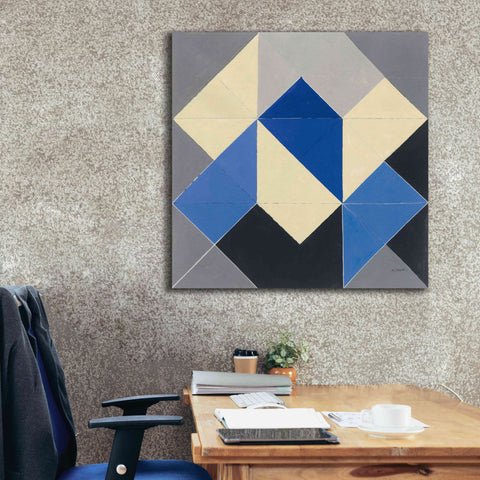Image of 'Triangles IV' by Mike Schick, Giclee Canvas Wall Art,37x37