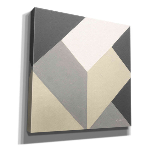 Image of 'Triangles I Neutral Crop' by Mike Schick, Giclee Canvas Wall Art