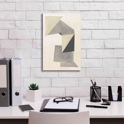 Image of 'Paper Trail Neutral' by Mike Schick, Giclee Canvas Wall Art,12 x 18
