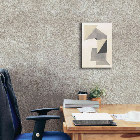 Image of 'Paper Trail Neutral' by Mike Schick, Giclee Canvas Wall Art,12 x 18