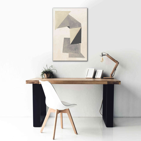 Image of 'Paper Trail Neutral' by Mike Schick, Giclee Canvas Wall Art,26 x 40
