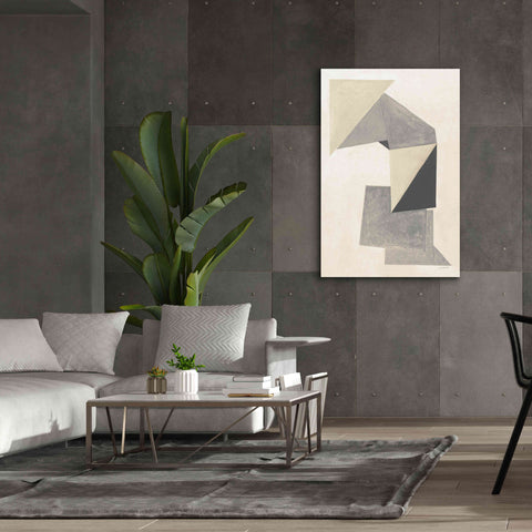Image of 'Paper Trail Neutral' by Mike Schick, Giclee Canvas Wall Art,40 x 60