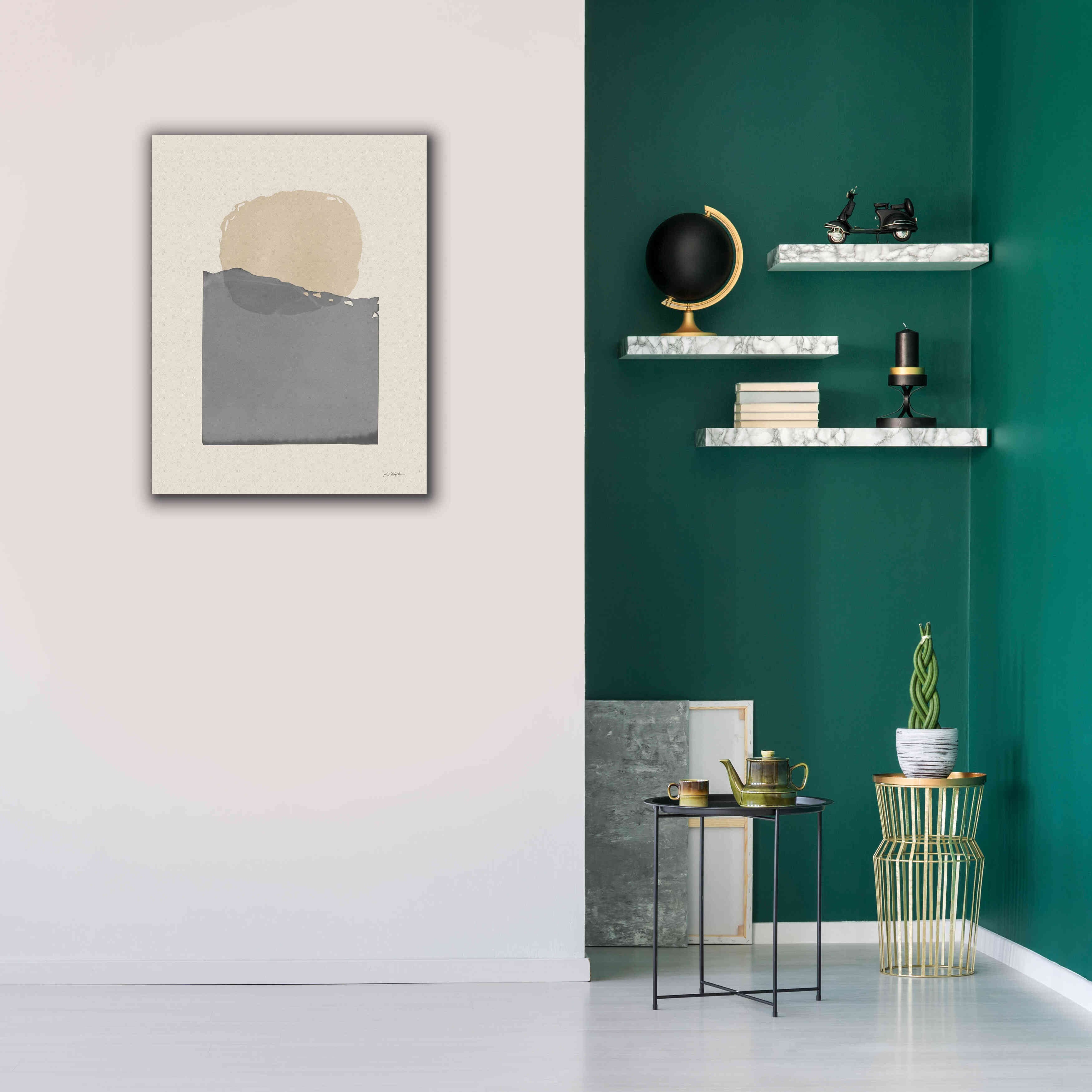 'Buoyant Neutral' by Mike Schick, Giclee Canvas Wall Art,26 x 34