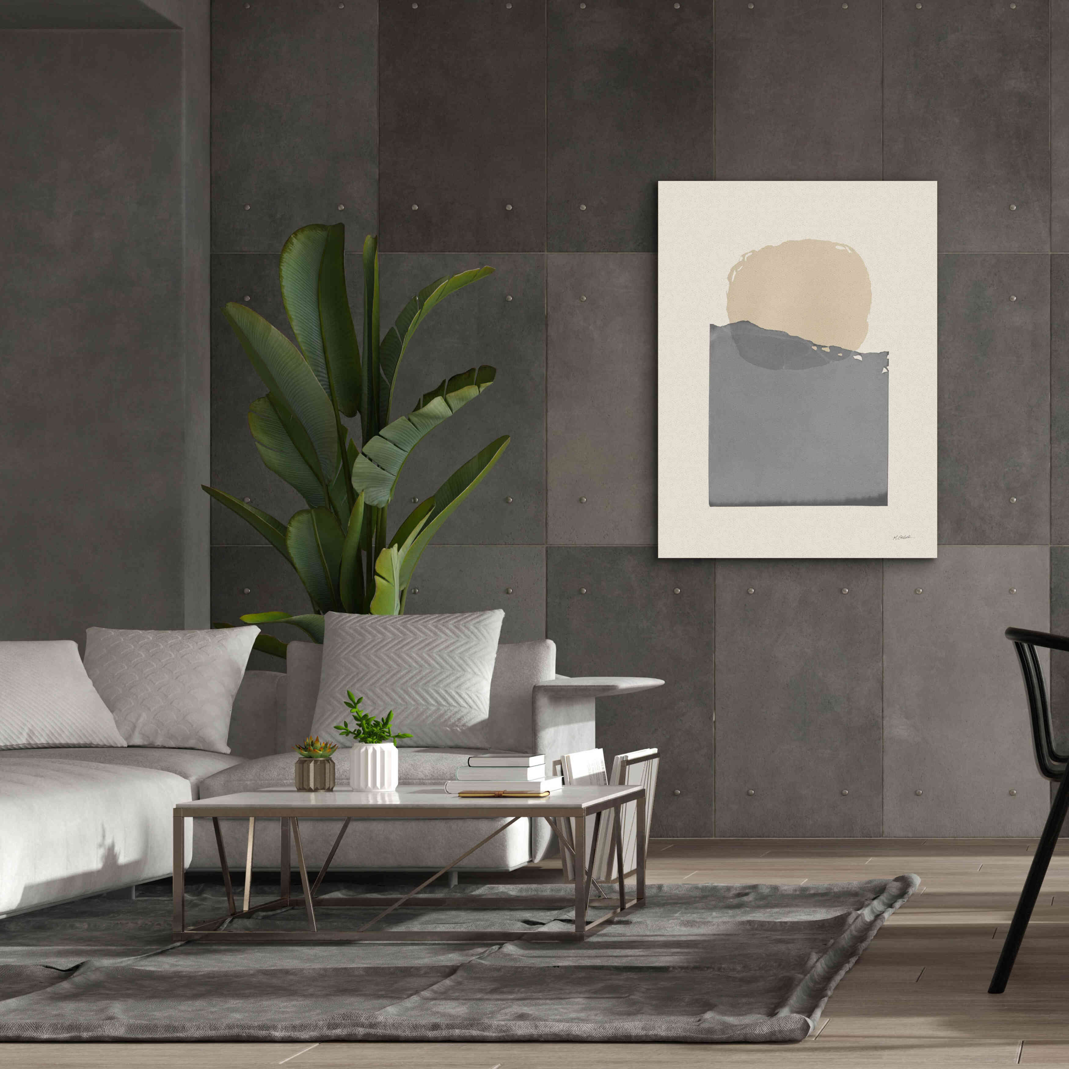 'Buoyant Neutral' by Mike Schick, Giclee Canvas Wall Art,40 x 54