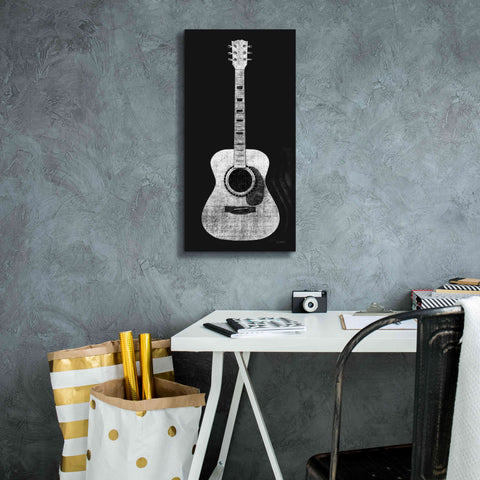 Image of 'Garage Band II Wb' by Mike Schick, Giclee Canvas Wall Art,12 x 24