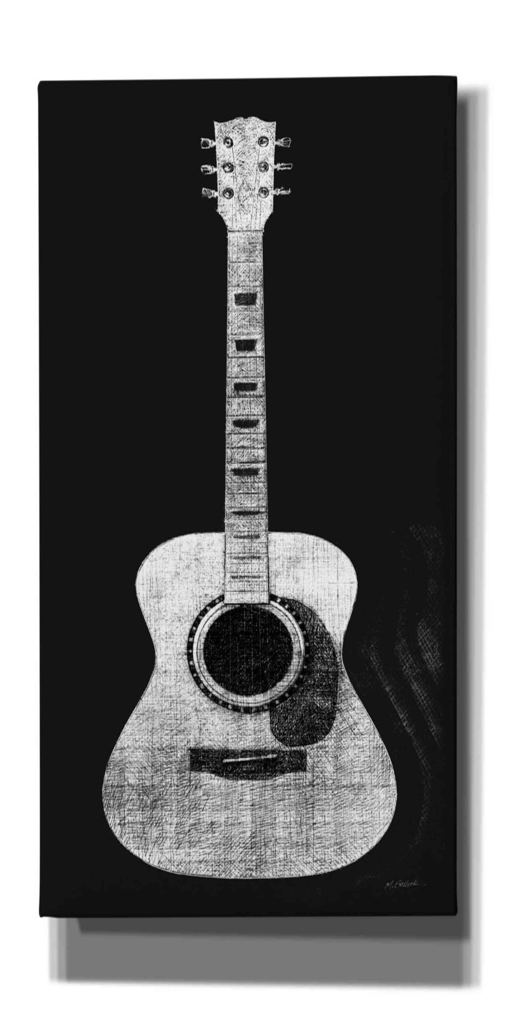 'Garage Band II Wb' by Mike Schick, Giclee Canvas Wall Art