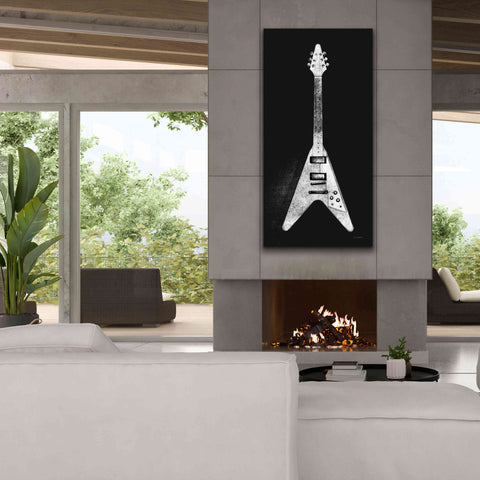 Image of 'Garage Band III Wb' by Mike Schick, Giclee Canvas Wall Art,30 x 60