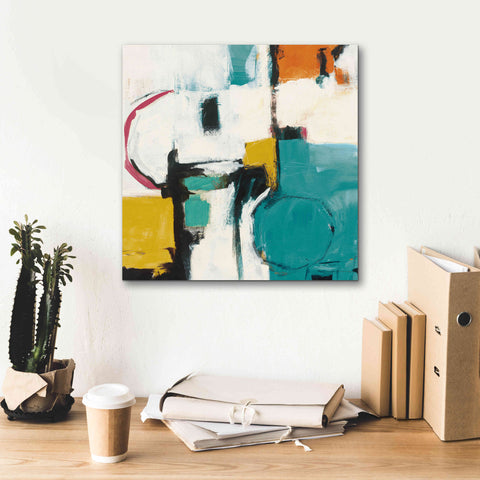 Image of 'Catalina II Pink' by Mike Schick, Giclee Canvas Wall Art,18x18