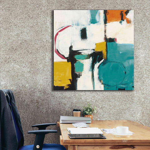 Image of 'Catalina II Pink' by Mike Schick, Giclee Canvas Wall Art,37x37