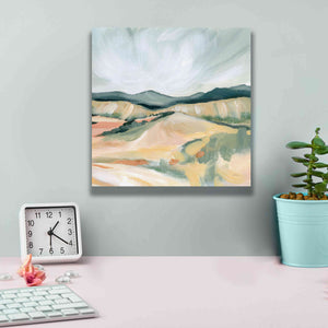 'Vermillion Landscape II' by Katrina Pete, Giclee Canvas Wall Art,12x12