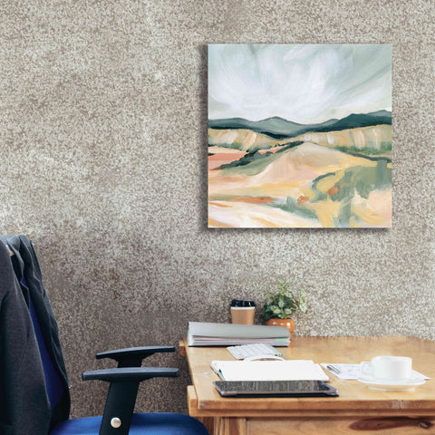 Image of 'Vermillion Landscape II' by Katrina Pete, Giclee Canvas Wall Art,26x26