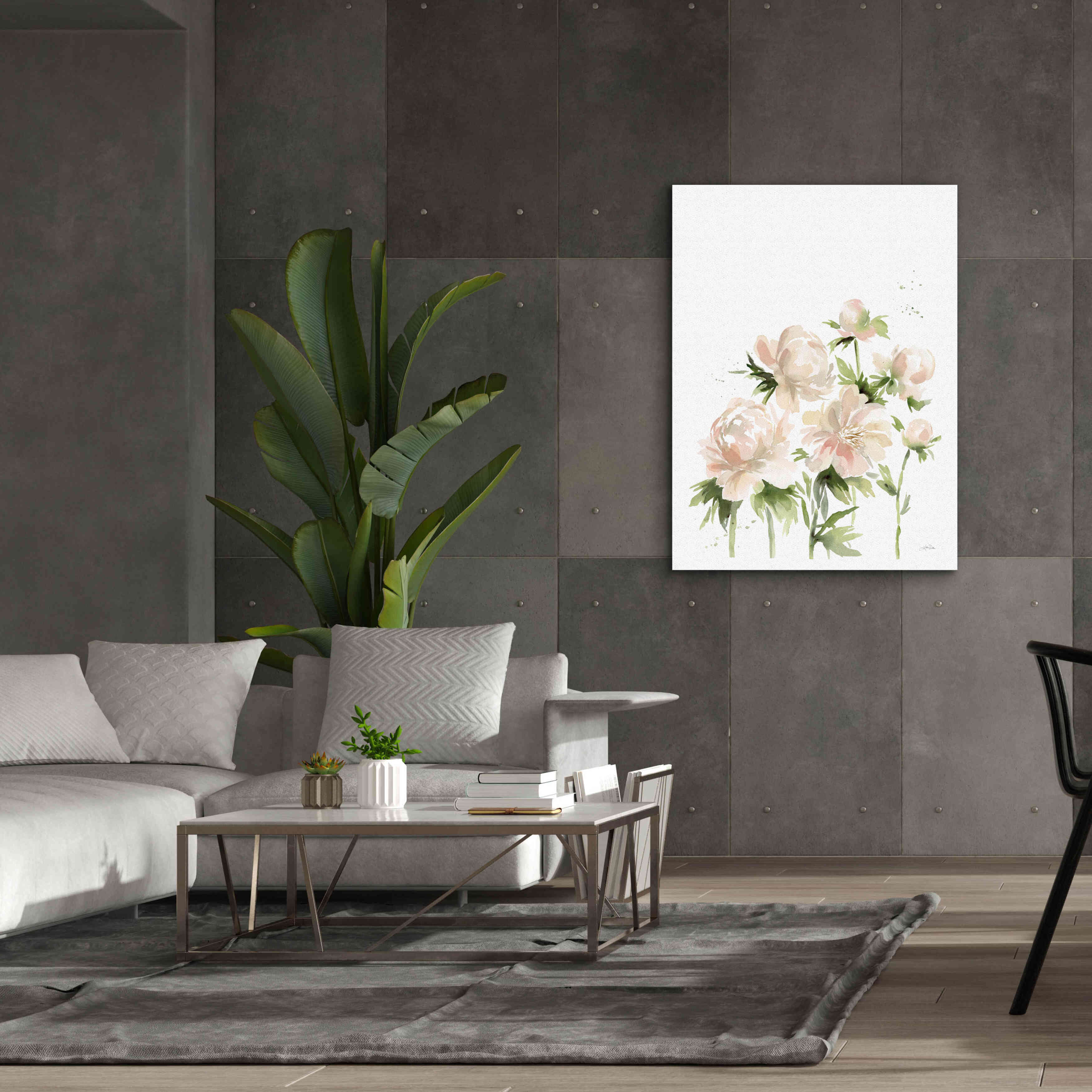 'Peonies I' by Katrina Pete, Giclee Canvas Wall Art,40x54