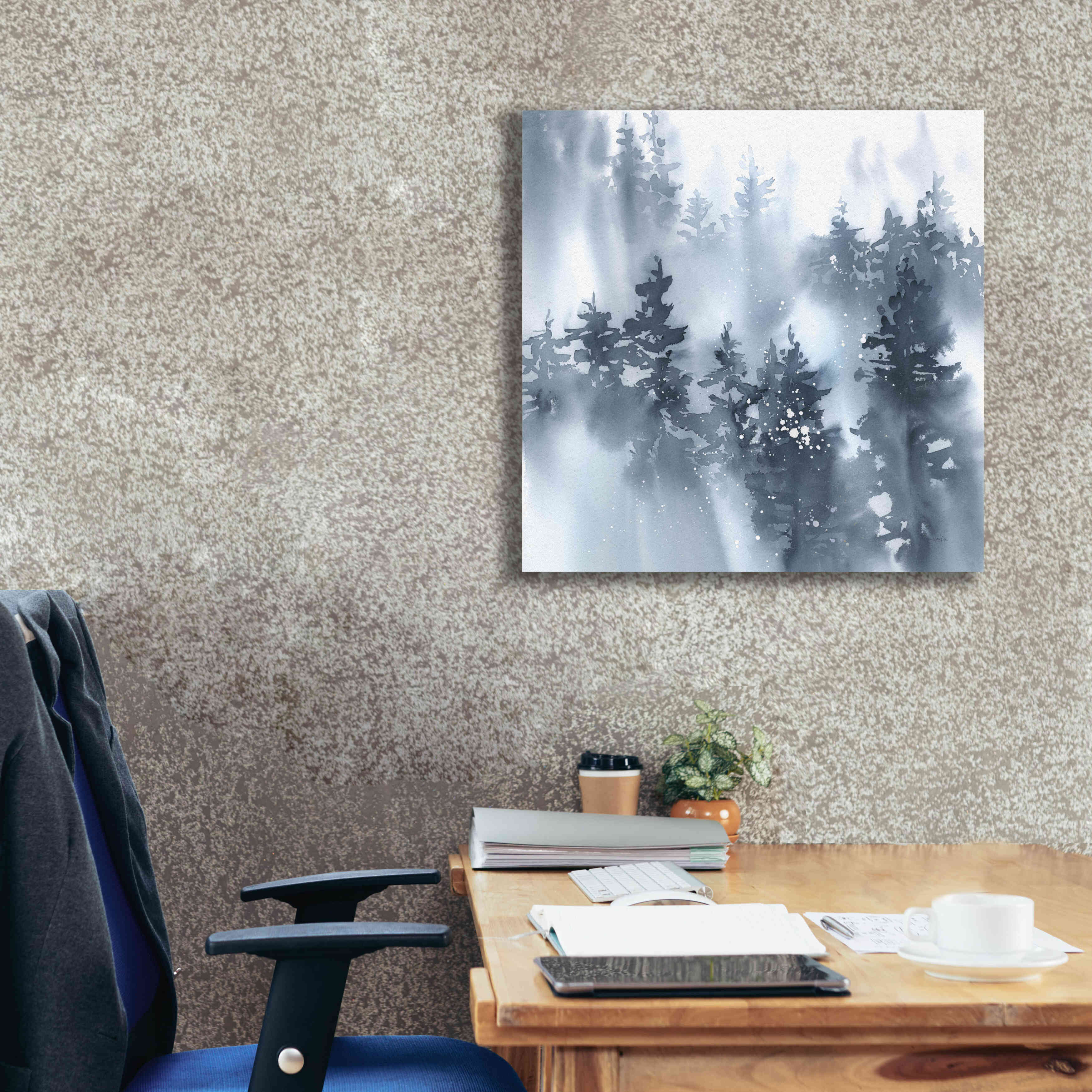 'Misty Forest I' by Katrina Pete, Giclee Canvas Wall Art,26x26