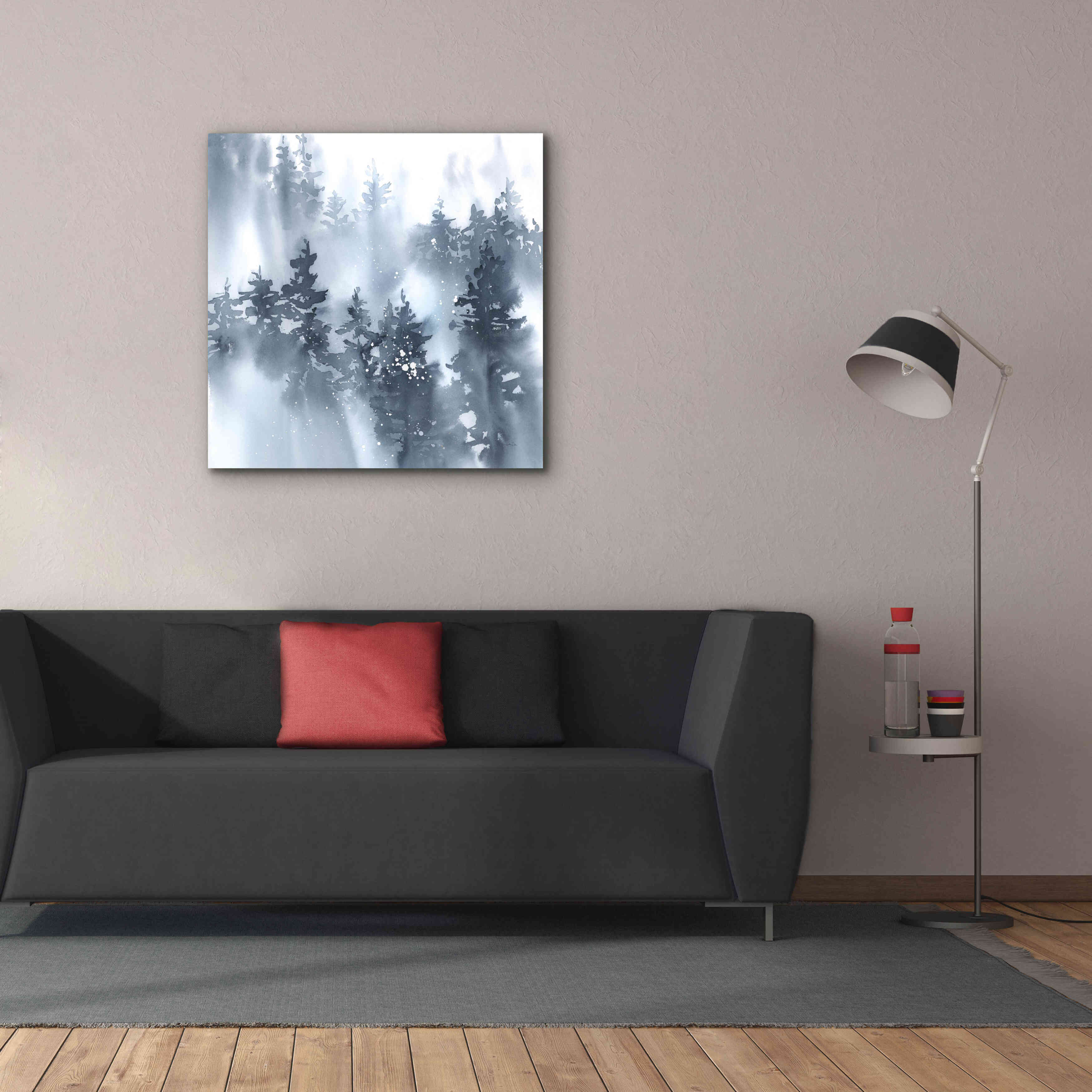 'Misty Forest I' by Katrina Pete, Giclee Canvas Wall Art,37x37