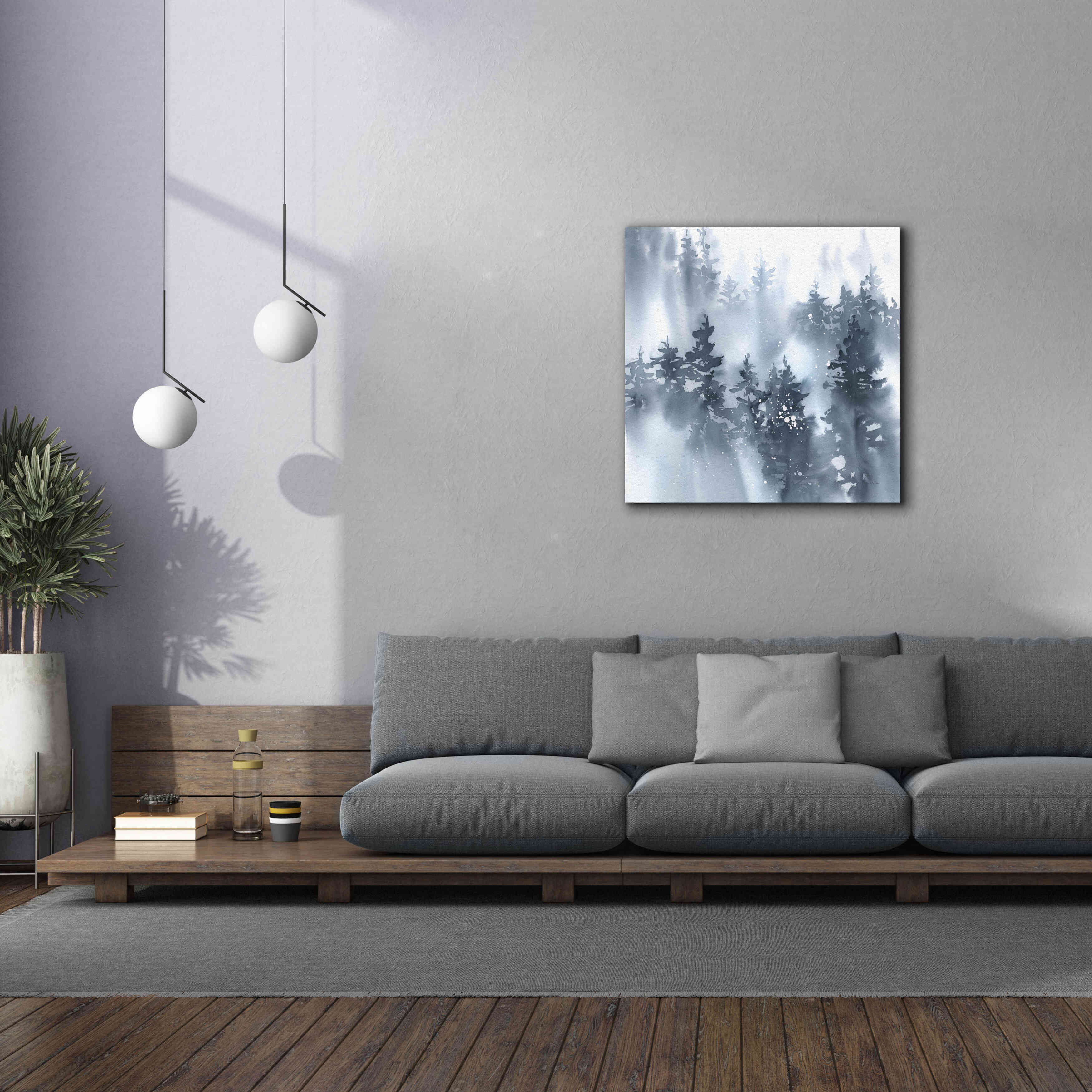 'Misty Forest I' by Katrina Pete, Giclee Canvas Wall Art,37x37