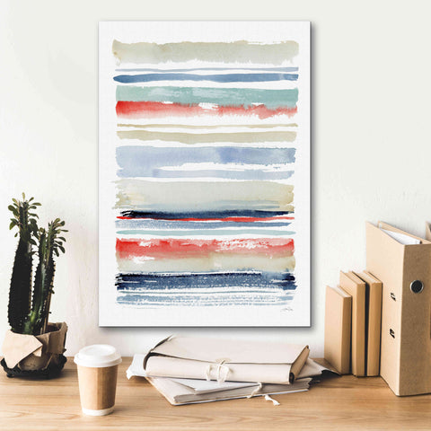 Image of 'Nautical Stripes' by Katrina Pete, Giclee Canvas Wall Art,18x26