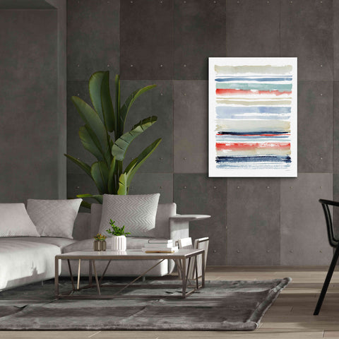 Image of 'Nautical Stripes' by Katrina Pete, Giclee Canvas Wall Art,40x54