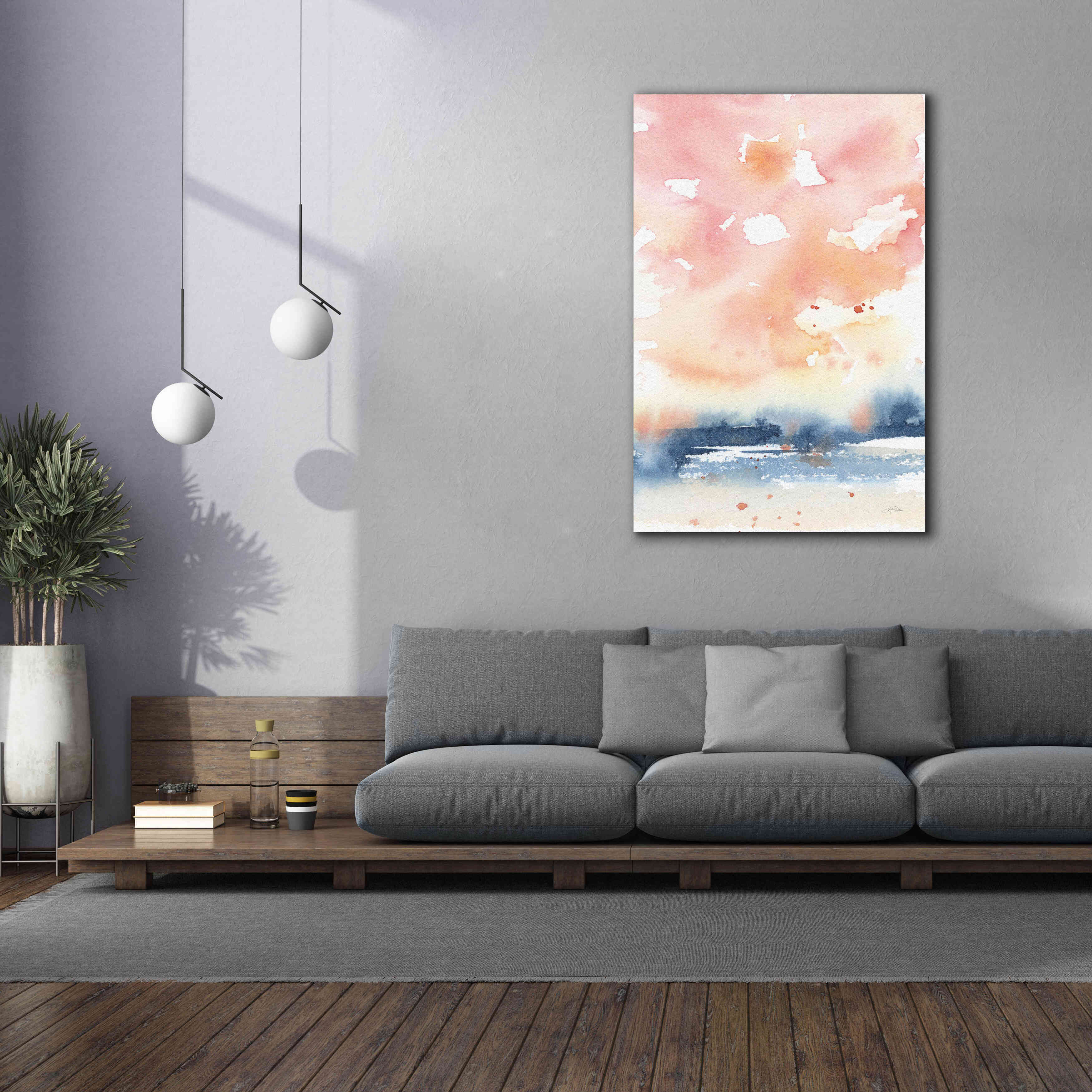 'Sunrise Seascape II' by Katrina Pete, Giclee Canvas Wall Art,40x60