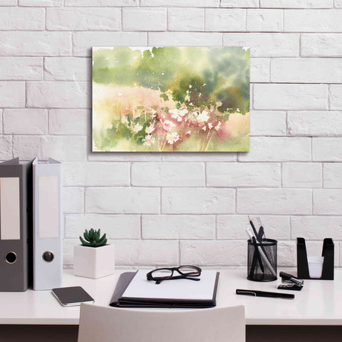 Image of 'Floral Field' by Katrina Pete, Giclee Canvas Wall Art,18x12