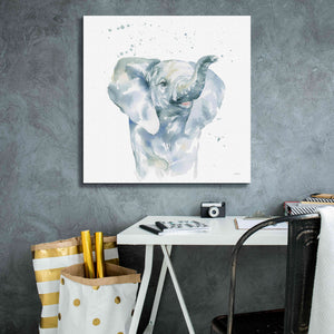 'Baby Elephant' by Katrina Pete, Giclee Canvas Wall Art,26x26