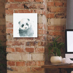 'Panda Cub' by Katrina Pete, Giclee Canvas Wall Art,12x12