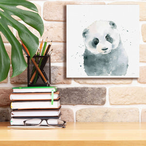'Panda Cub' by Katrina Pete, Giclee Canvas Wall Art,12x12