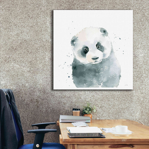 Image of 'Panda Cub' by Katrina Pete, Giclee Canvas Wall Art,37x37