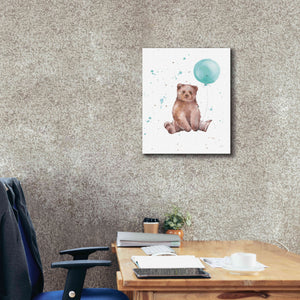 'Festive Bear' by Katrina Pete, Giclee Canvas Wall Art,20x24