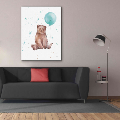 Image of 'Festive Bear' by Katrina Pete, Giclee Canvas Wall Art,40x54