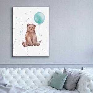 'Festive Bear' by Katrina Pete, Giclee Canvas Wall Art,40x54