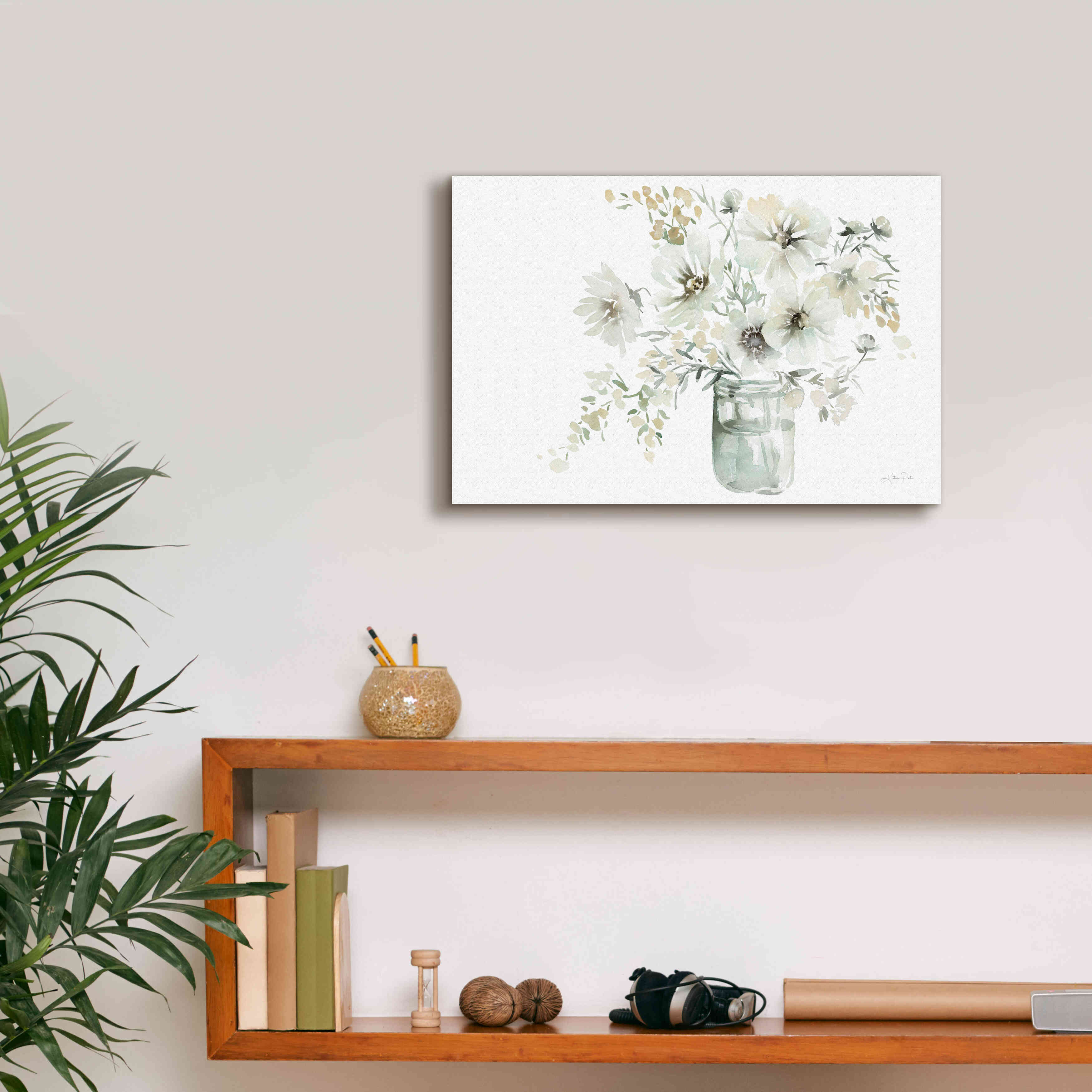 'Sunrise Bouquet' by Katrina Pete, Giclee Canvas Wall Art,18x12