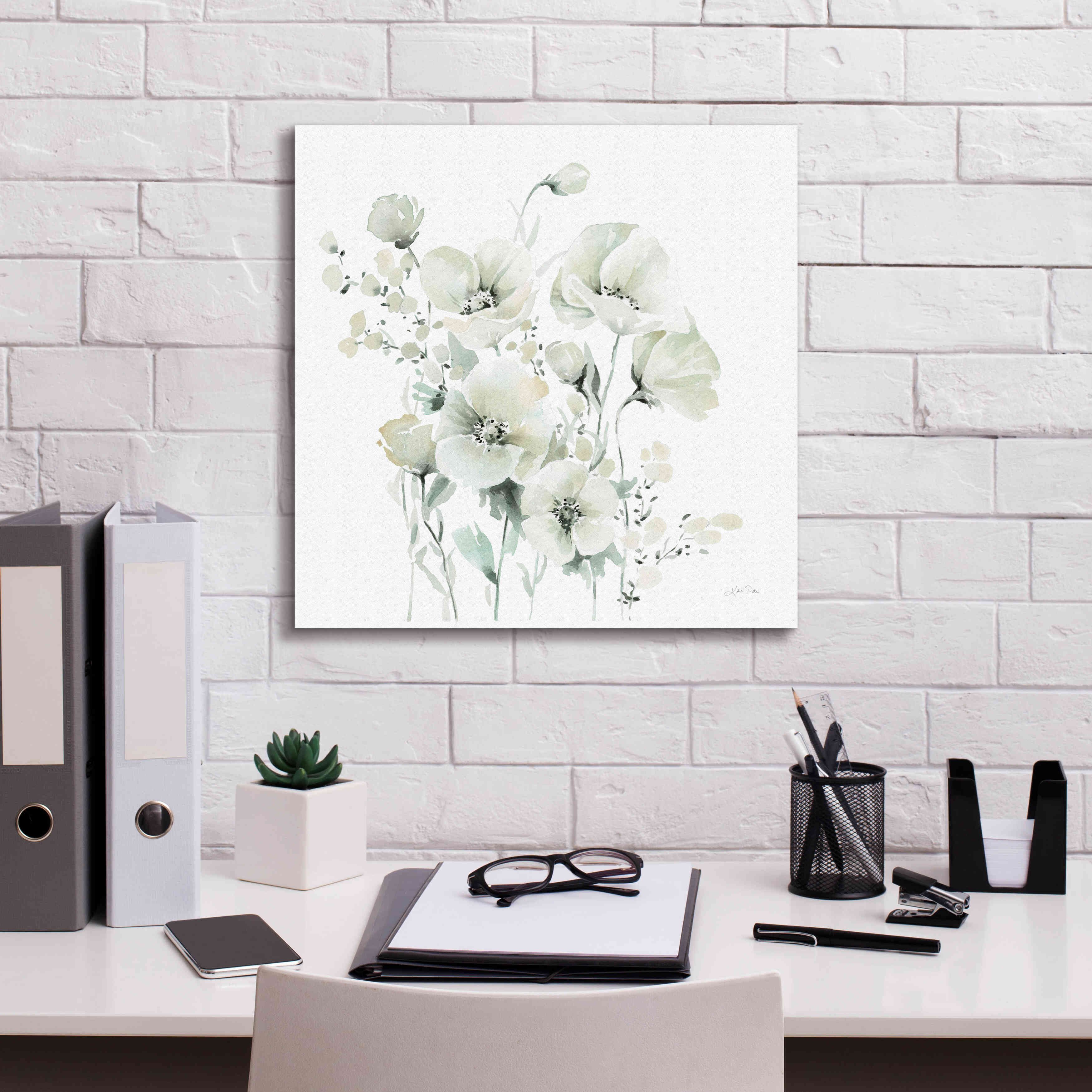 'Secret Garden Bouquet II' by Katrina Pete, Giclee Canvas Wall Art,18x18