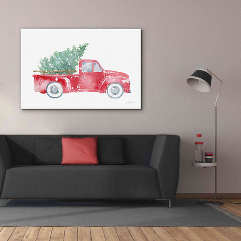 Image of 'Christmas Truck' by Katrina Pete, Giclee Canvas Wall Art,60x40