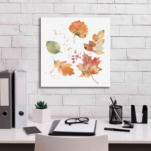 'Falling Leaves I' by Katrina Pete, Giclee Canvas Wall Art,18x18