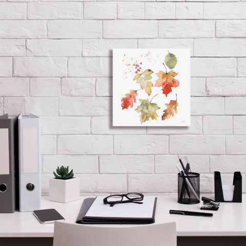 Image of 'Falling Leaves II' by Katrina Pete, Giclee Canvas Wall Art,12x12