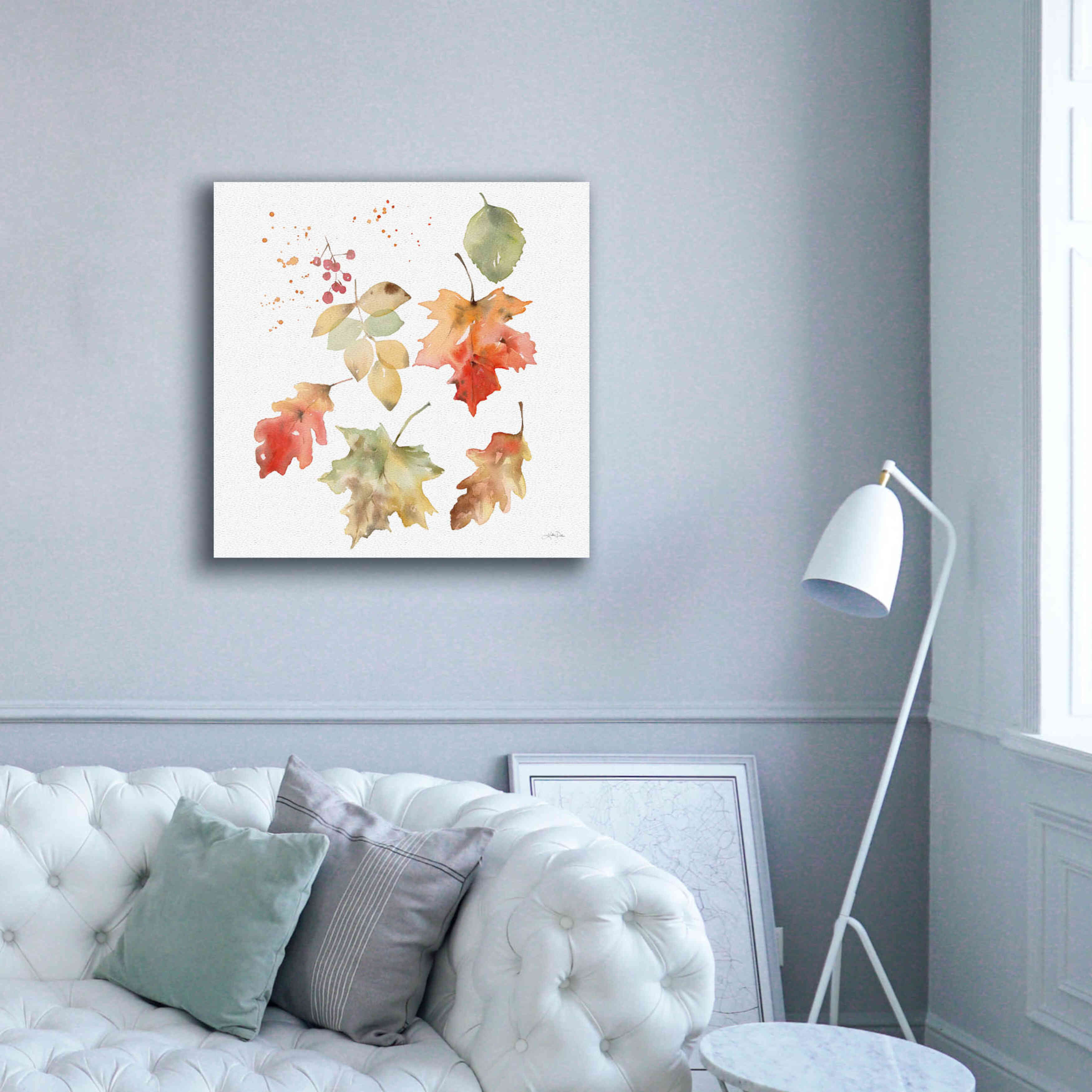'Falling Leaves II' by Katrina Pete, Giclee Canvas Wall Art,37x37