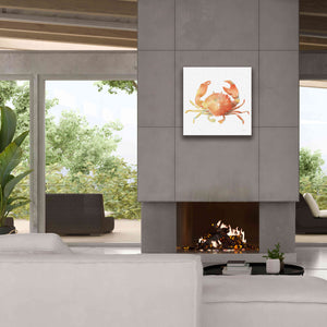 'Summertime Crab' by Katrina Pete, Giclee Canvas Wall Art,26x26